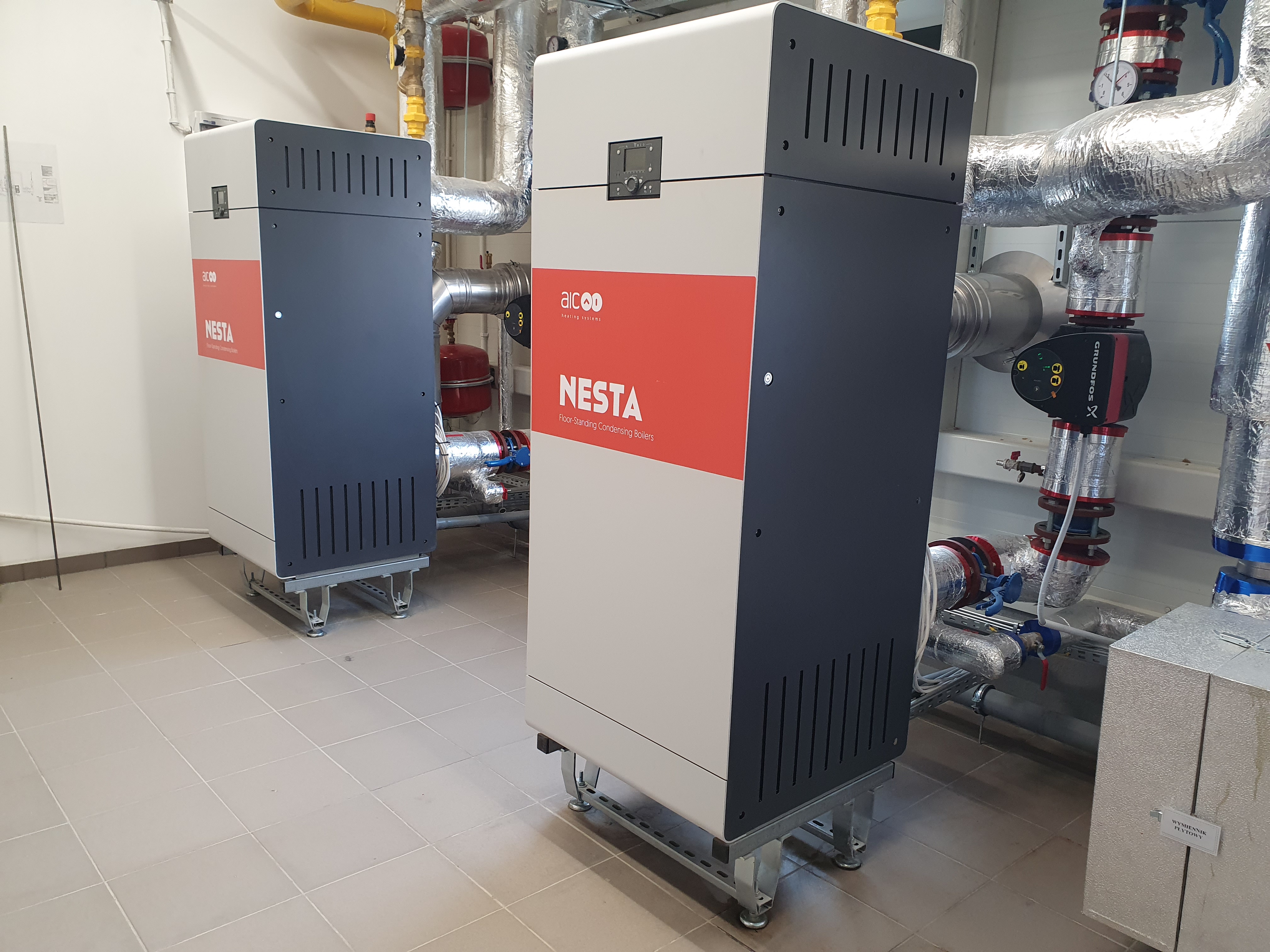 Nesta kotły kondensacyjne w kotłowni